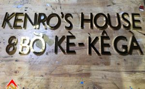 Làm bảng hiệu quảng cáo đẹp KENRO’S_HOUSE