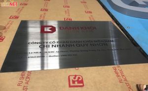 Bảng inox in UV Danh Khôi