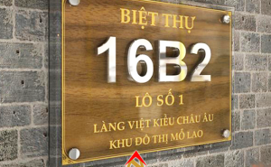 Tổng hợp bảng số nhà inox ăn mòn đẹp nhất