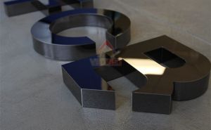 Gia công chữ inox đen FCB