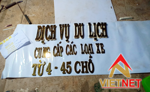 Gia công chữ inox Dịch Vụ Cung Cấp Xe Du Lịch