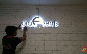 Mẫu chữ inox trắng ProEvent