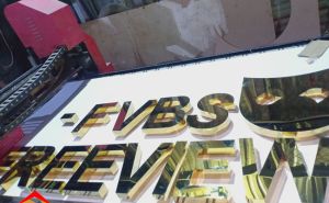 Gia công chữ inox vàng Fvbs FreeView