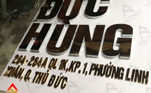 Chữ inox vàng Đức Hùng