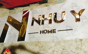 Chữ inox vàng Như Ý Home 