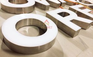 Gia công chữ inox giá rẻ tại VietNet