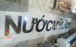 Gia công chữ inox trắng gương đẹp, giá rẻ