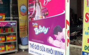 Hộp đèn quảng cáo đứng