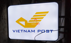Hộp đèn mica hút nổi VietNam Post