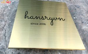 Làm bảng inox ăn mòn hansryun
