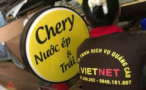Mẫu hộp đèn mica hút nổi- bảng hiệu xu hướng mới năm 2023
