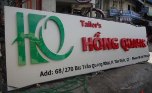 Bảng hiệu giá rẻ tại cần giờ