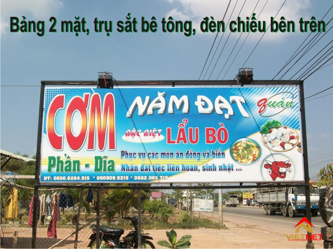 bảng hiệu quảng cáo tại Tiền Giang