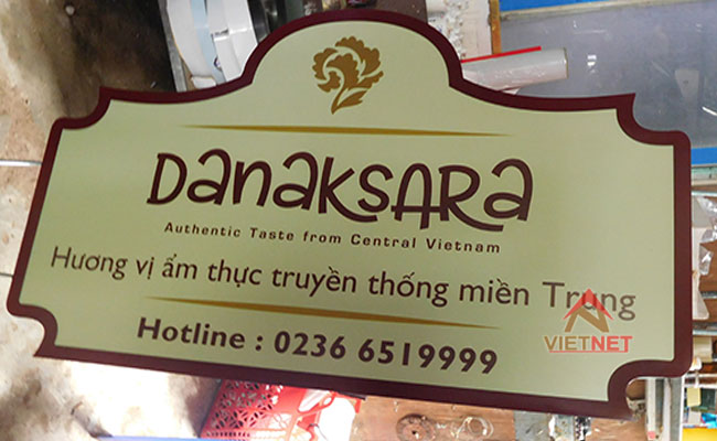 Hộp đèn quảng cáo Nhà Hàng Danaksara
