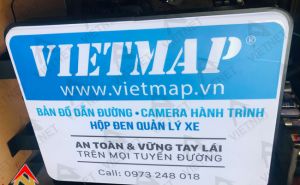 Hộp đèn mica hút nổi giá rẻ VietMap